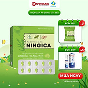 Viên nang mềm Ningica hỗ trợ giảm đau đầu, giảm ho, nghẹt mũi, đau rát họng