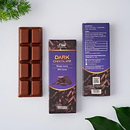 Socola đen nguyên chất ít đường đắng đậm 85 cacao Figo