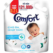 Nước xả làm mềm vải 3.2L Comfort Chăm sóc dịu nhẹ Cho da nhạy cảm