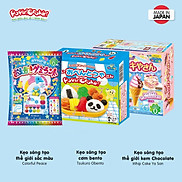 Combo 3 hộp kẹo sáng tạo popin cookin kem socola + cơm bento + thế giới