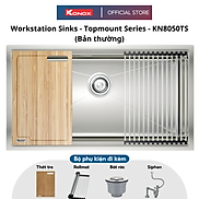 Chậu rửa bát inox Konox, Topmount Series, Model KN8050TS