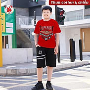 Quần áo trẻ em béo phì bé trai từ 22-58kg - chất thun cotton 4 chiều
