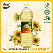 Dầu Ăn Hoa Hướng Dương Organic Nhập Khẩu Nga Vipep Chai 1L