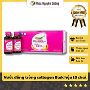 Nước Đông Trùng Hạ Thảo Collagen 5000 Biok 75ml x 10 chai cho phụ nữ giúp