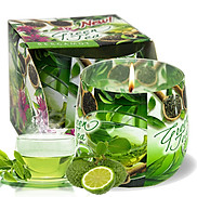 Ly nến thơm tinh dầu Bartek Green Tea 100g QT024467 - hương trà xanh giao