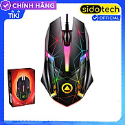 Chuột gaming máy tính có dây cho game thủ SIDOTECH G6 Pro có LED RGB Con