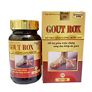 Viên uống Gout Rox Hỗ trợ giảm triệu chứng sưng đau khớp do gút