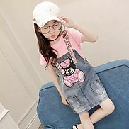 Đầm yếm jean cho bé NYJ60-10587 có bảng size ở hình cuối