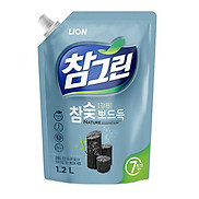 Nước Rửa Rau Quả Và Chén Bát CJ Lion Real Green Tinh Chất Than Hoạt Tính