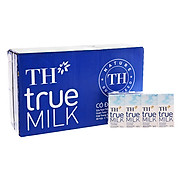Thùng Sữa tươi tiệt trùng Có đường TH True Milk 180ml x 48 hộp