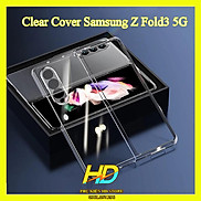 Ốp Lưng Clear Cover Dành Cho Samsung Galaxy Z Fold 3 5G Trong Suốt Không Ố