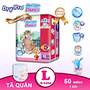 Tã bỉm quần Dry-Pro siêu thấm hút nhập khẩu Malaysia size L50 9kg - 14kg -