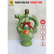 Đặc Sản Bình Định - Rượu Bàu Đá Thành Tâm BA BẦU Màu xanh ngọc 650ml -