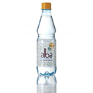 Thùng 24 chai Nước khoáng thiên nhiên ALBA có Gas PET 500ml