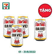 Combo 4 lon Bia Việt 330ml