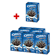 Mua 5 Tặng 1 Combo 5 Hộp Bánh Quế OREO Vị Vani 5x54g