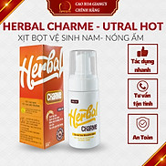 HERBAL CHARME UTRAL HOT Dung Dịch Vệ Sinh Nam Giới Khử Mùi Tạo Bọt Hương