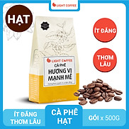 Cà Phê Hạt Rang Nguyên Chất 100% Light Coffee Hương Vị Mạnh Mẽ 500g