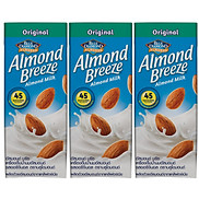 Lốc 3 sản phẩm Sữa hạt hạnh nhân ALMOND BREEZE NGUYÊN CHẤT 180ml