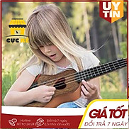 Bộ đồ chơi đàn guitar 4 dây cho bé  màu nâu gỗ