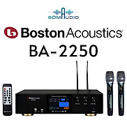BOSTON AUCOSTIC BA-2250 Amply KTS Karaoke Tích Hợp Vang Số Kèm Cặp Mic Xịn