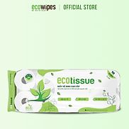 Giấy vệ sinh giấy cuộn cao cấp Ecotissue 3 lớp lốc 10 cuộn có lõi không