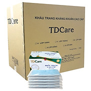 50 Hộp Thùng Khẩu Trang Y Tế Cao Cấp TDCare 4 Lớp-2.500 Cái Thùng.