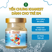 KHANEST - Yến chưng dành cho trẻ em Calcium - Vitamin D3 70ml túi xách 6 hũ