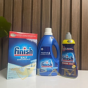 Combo Gel rửa bát Finish Classic 1.5l + Muối Finish 1.5kg + Nước làm bóng