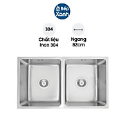 Chậu Rửa Chén Hafele HS19-SSN2S90S 567.23.020 - Inox 304 - Ngang 77 cm