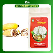 Bánh chuối phồng đậu phộng Tư Bông túi 100g