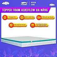 Topper Foam Nhật Bản Aeroflow đa năng kết hợp Mixel Cube và PU foam nâng đỡ