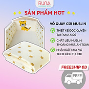 Vỏ quây cũi Áo quây cũi cho bé áp hình thú Runa Kids LƯU Ý CHỈ CÓ ÁO VỎ