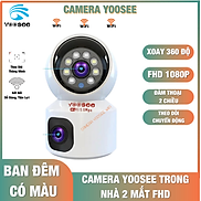 CAMERA Yoosee 2 MẮT TRONG NHÀ 4MP KẾT NỐI WIFI, XOAY 360 ĐỘ