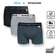Quần lót nam boxer CITYMEN nhiều lưng vải cotton co dãn 4 chiều sịp đùi