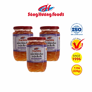 3 Hũ Mắm Tôm Chua Trộn Đu Đủ Sông Hương Foods Hũ 220g