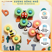 Set 3 con quay spinner, chong chóng dính tường, âm thanh vui nhộn cho bé