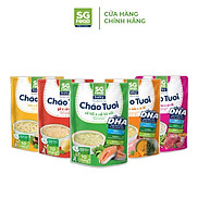 Combo 5 Cháo Tươi Baby SG Food 240g Gà, Thịt Bằm, Bò, Lươn, Cá Hồi