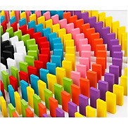 Đồ chơi xếp hình Domino 1000 chi tiết bằng gỗ nhiều màu sắc cho bé yêu
