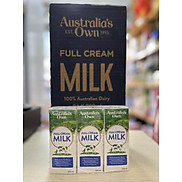Date 06 2024 Thùng 24 Hộp Sữa Tươi Nguyên Kem ÚC Australia s Own 200ml