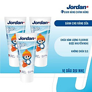 Kem đánh răng cho trẻ em 0-5 tuổi vị dâu Jordan Step 1 - 75g