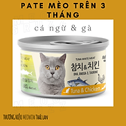 THỊT ĐÓNG HỘP CHO MÈO MỌI LỨA TUỔI - 80 Gram Cá Ngừ Cá Hồi Tôm Gà Sò -