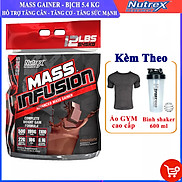 Combo Sữa tăng cân tăng cơ Mass Infusion của Nutrex bịch Lớn 5.45kg hỗ trợ