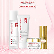 Combo 4 món dưỡng da Sữa rửa mặt 50g + Nước Hoa Hồng 145ml + Serum 20ml +