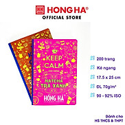 Vở kẻ ngang 200 trang Hồng Hà Study Keep Calm & Matcha Trà Xanh 1400