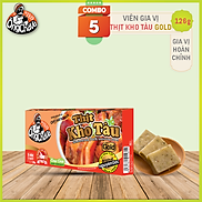 Combo 5 Hộp Viên Gia Vị Thịt Kho Tàu Gold Ông Chà Và 126g