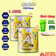 Sữa Công Thức Hạt Thực Vật Hữu Cơ MIWAKO A+ 700g Vị Vani x 2 Hộp Date 29