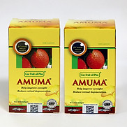 Bộ 2 hộp Thực phẩm bảo vệ sức khỏe Dầu gấc Plus Amuma bổ sung dưỡng chất