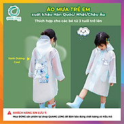 ÁO MƯA TRẺ EM CAO CẤP - COOL XANH DƯƠNG - HÀNG XUẤT KHẨU