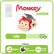 Monkey junior Mã Giấy Phần mềm học tiếng Anh cho bé 0 - 10 tuổi trên Trọn